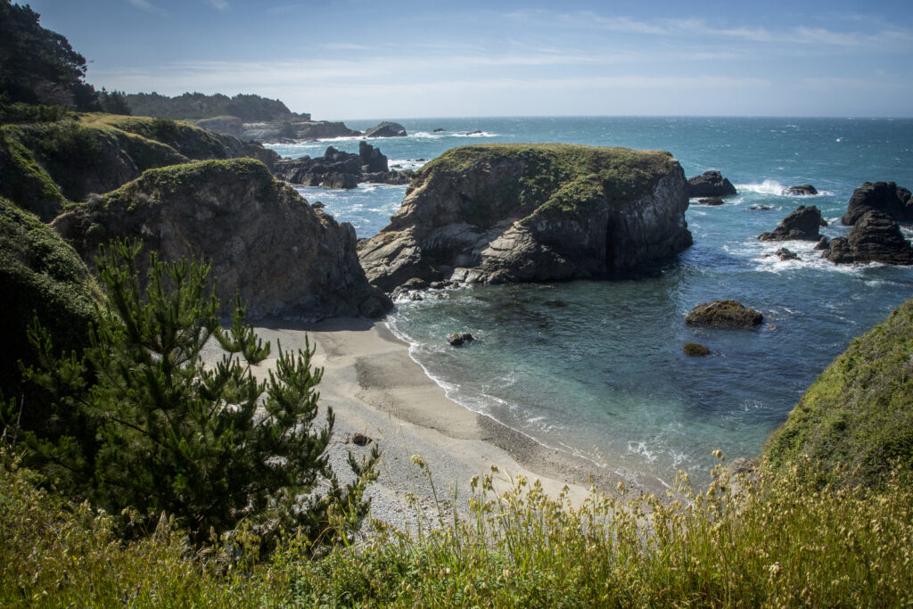 View of beach and ocean